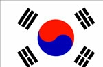 bandera de Corea del Sur 