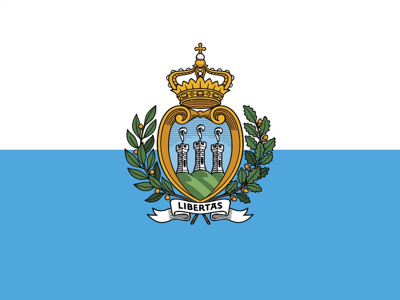 bandera de República de San Marino 